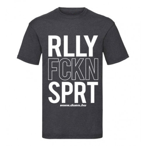 RALLY FCKN SPORT férfi póló, sötétszürke RALLY FCKN SPORT férfi póló, sötétszürke